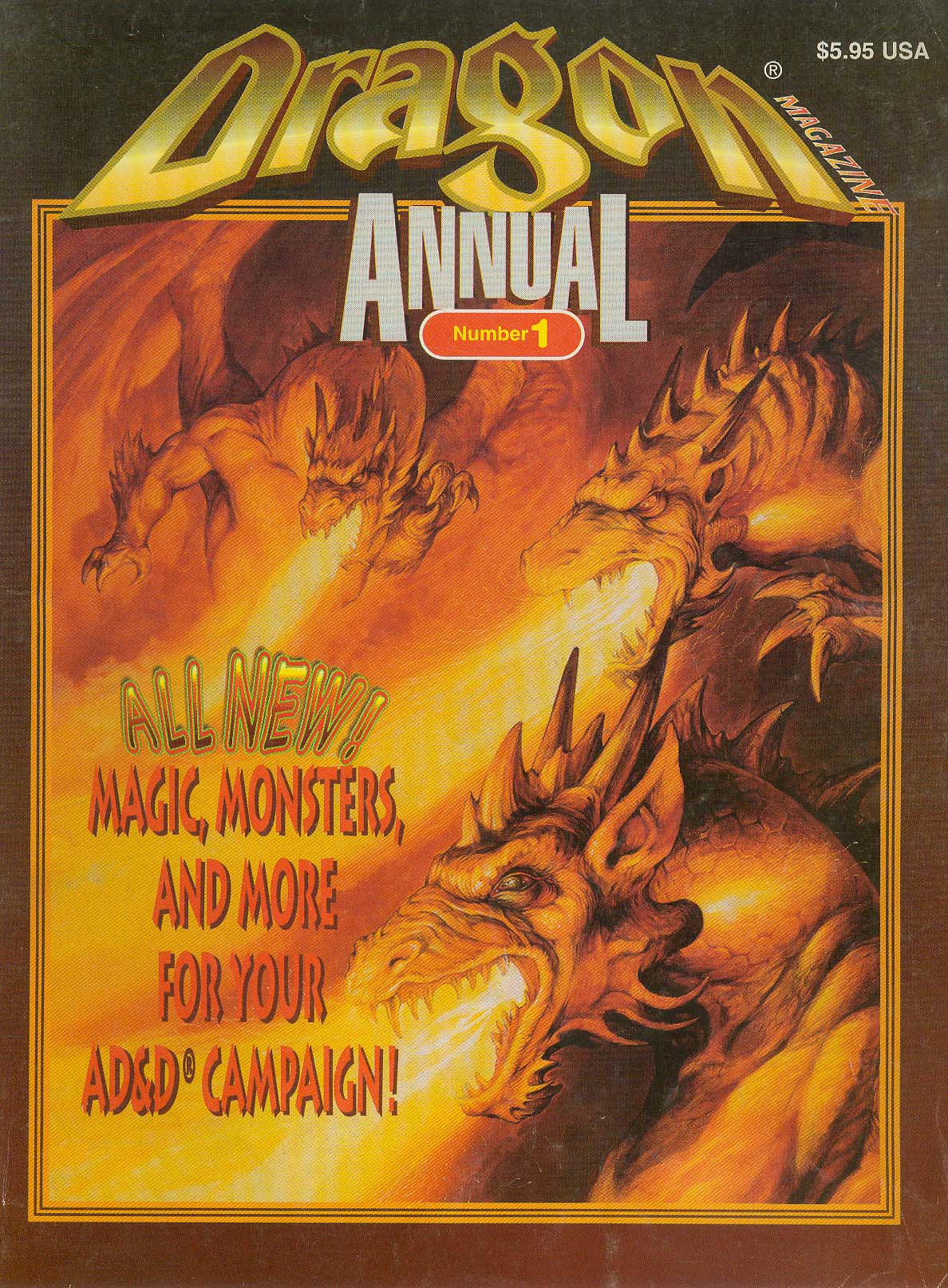 Dragon Magazine Annual 1 - 1996Cover art